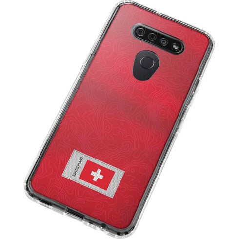 Switzerland Soccer Flag LG K51/Q51 Clear Case